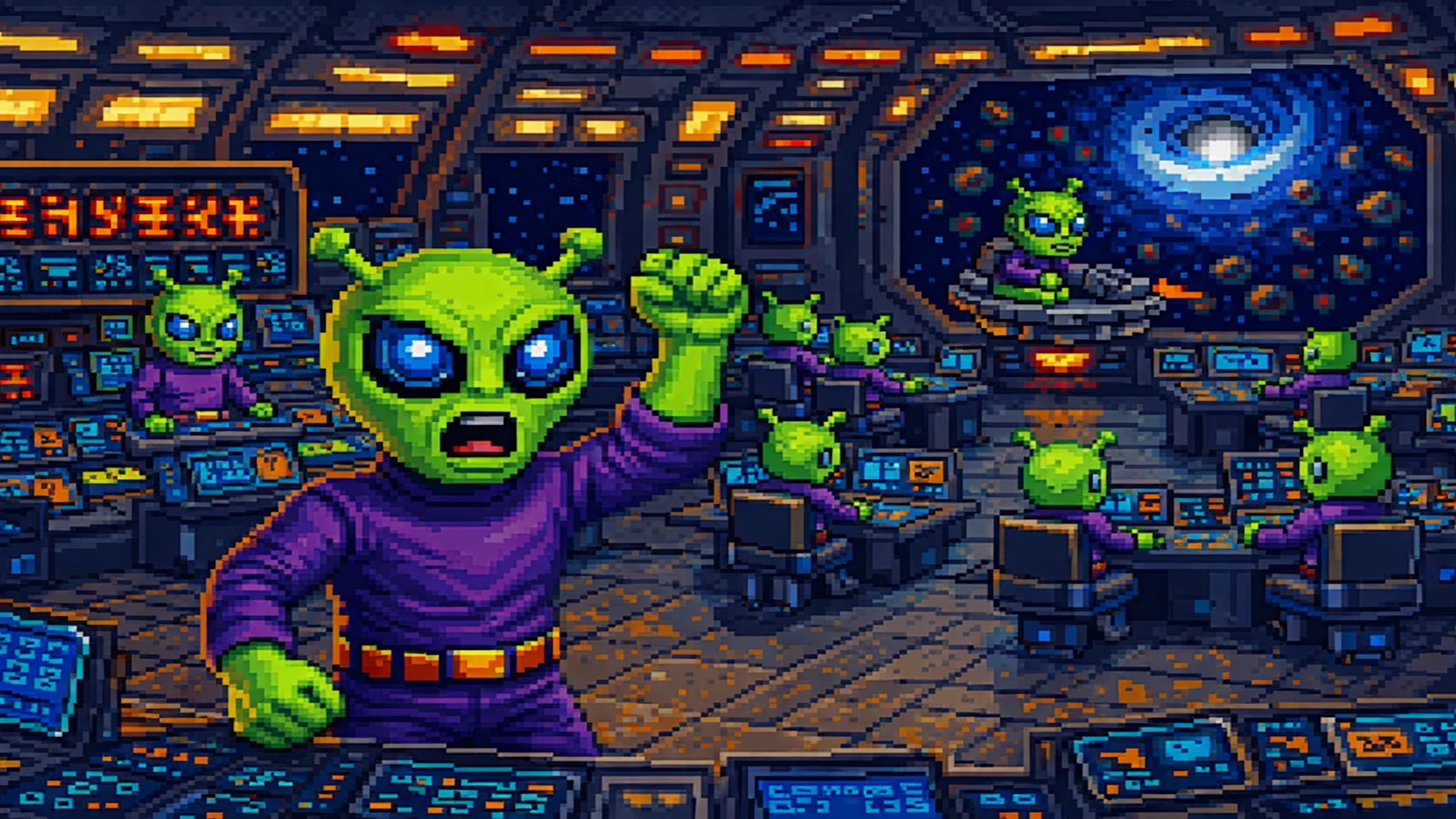 Asteroid Clicker gameplay – virus attack challenge